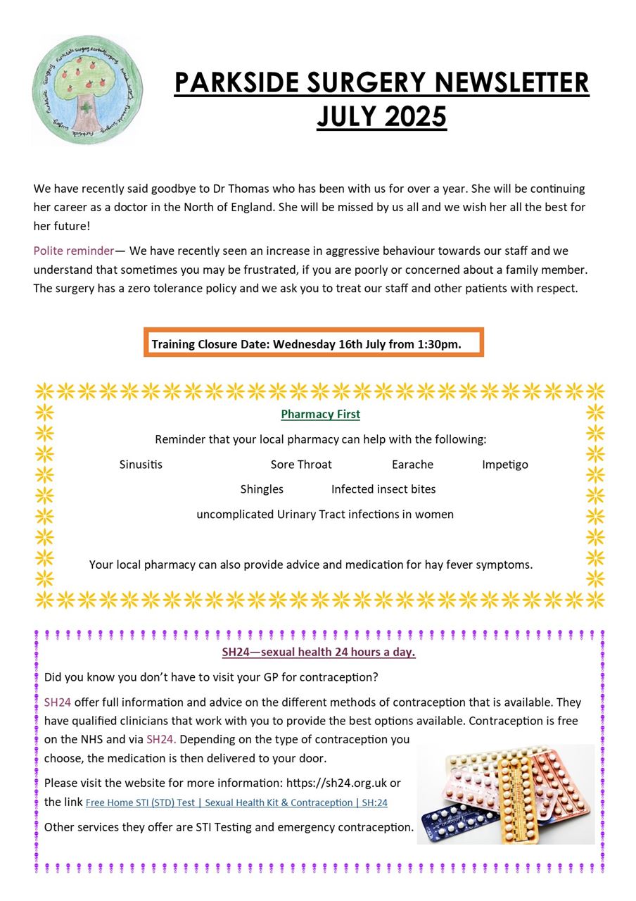 July Newsletter