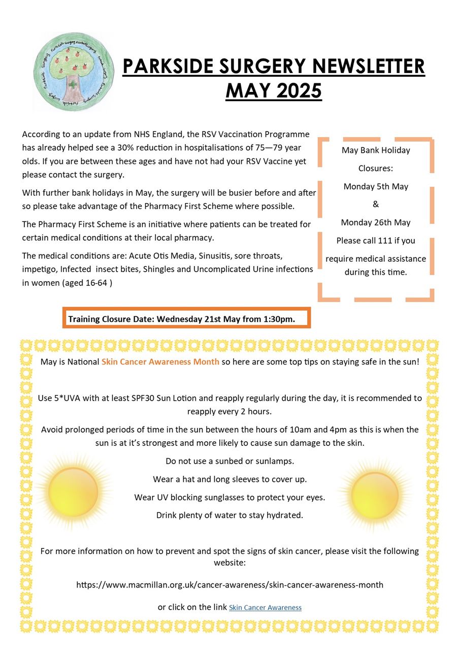 MAY NEWSLETTER P1